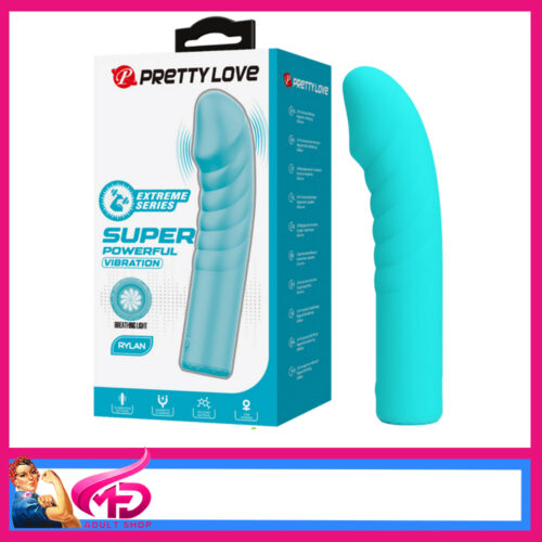 pretty Love | Super Powerful Penis 16cm Vibrator 10 Speeds Usb Blue