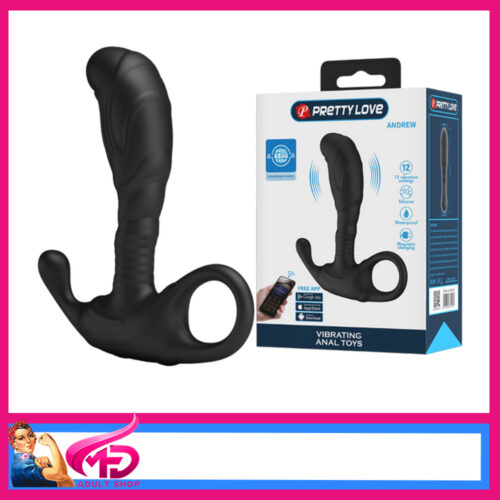 Pretty Love | Andrew Prostate Vibrator Probe App Remote 12 Speeds
