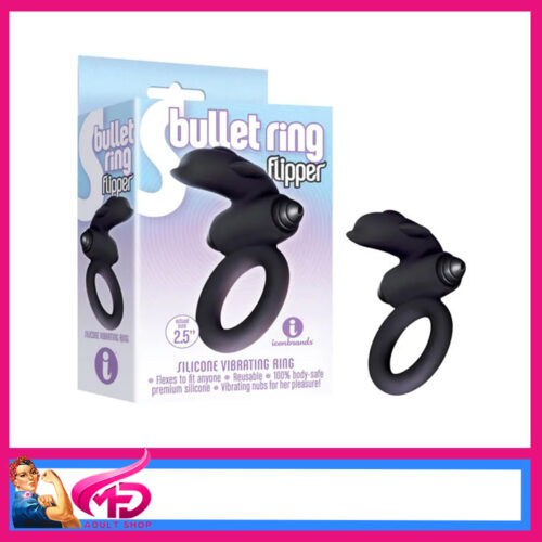 Black Vibrating Cock Ring