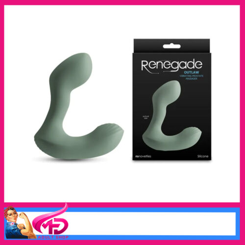 renegade outlaw Green 12 cm USB Rechargeable Vibrating Prostate Massager
