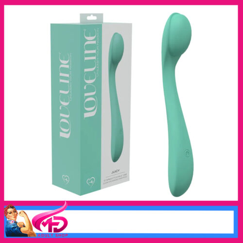 Loveline Juicy GReen 21.5 cm USB Rechargeable Vibrator