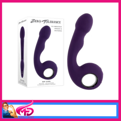 ZT Rip Curl Purple  16.7 cm USB Rechargeable Vibrator