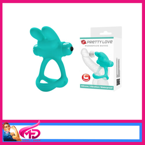Pretty Love | Passionate Dante Vibrating 10 Speeds Battery Cock Ring Green