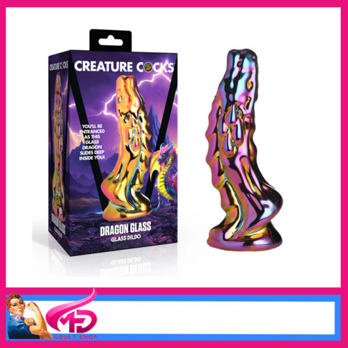 Creature Cocks Dragon Glass - Coloured 15.7 cm Glass Fantasy Dildo