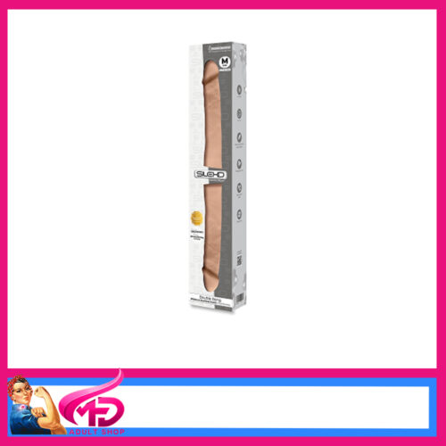 SILEXD 16.5" Model 1 Double Dong M Flesh Thermo Reactive Silicone