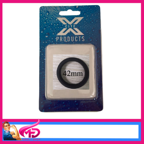 X Cite Silicone Penis Ring Sturdy Hardcore - BLACK 42mm XC-BD-BK-42