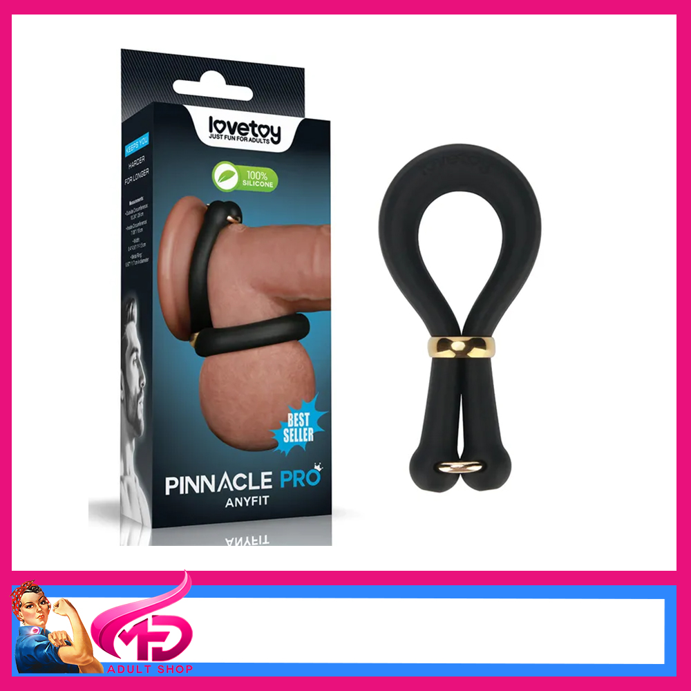 Pinnacle Pro Anyfit Stretcher Stock Code: LV443031 Black Adjustable Cock Ring