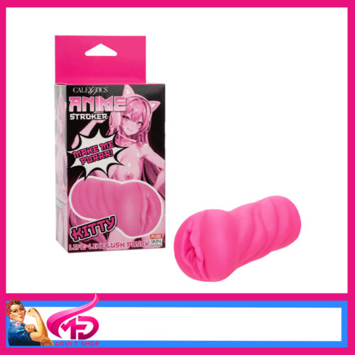 Calexotics | Anime Stroker “Kitty” Pussy Stroker 12cm Long Hot Pink