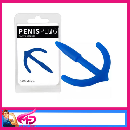 Blue Silicone Penis Plug 8mm Sperm Stopper You 2 Toys Blue