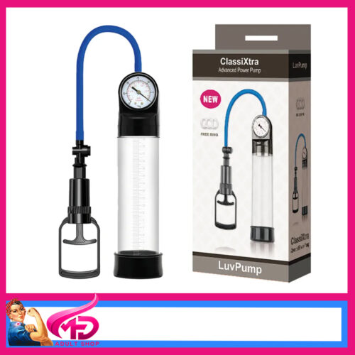 LuvPump ClassiXtra Advanced 20cm Power Pump With Gauge Silicone Hose