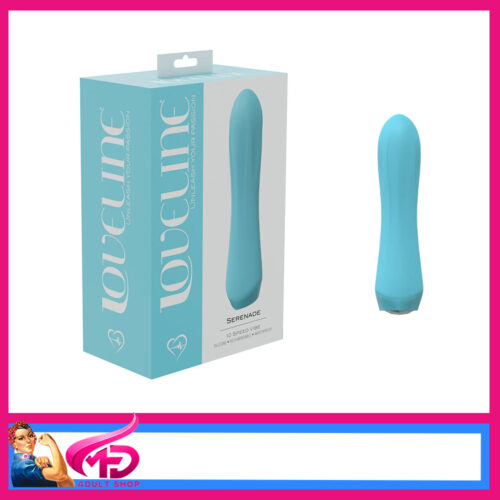 Loveline | Long 10 Speeds Vibrator Bullet 5.3" Serenade Blue