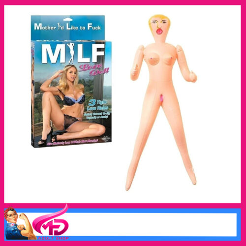 Milf | Blow Up 1.53m Inflatable Doll 3 Holes Classic Cartoon Face Gag Gift Pvc