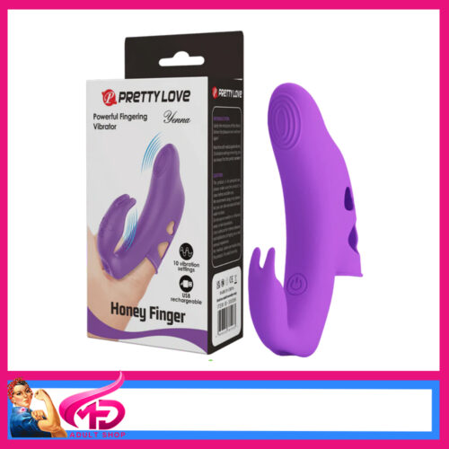 Pretty Love | Honey Finger Yenna 10 Speeds Fingering Vibrator  Purple