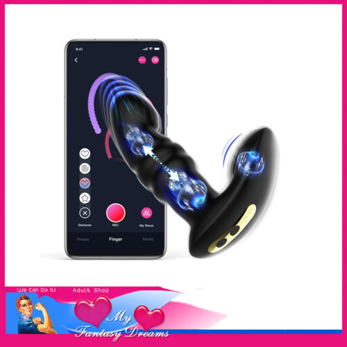 Jive | Funtown 3 Thrust 10 Vibrations App Remote Usb Wearable Black