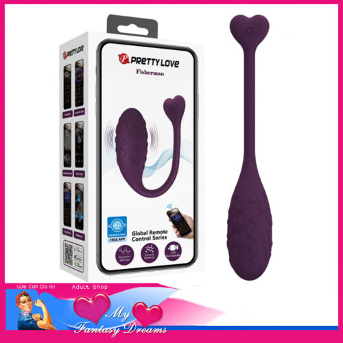 Pretty Love | Fisherman Purple 12 Speed Vibrating Egg Soft Global Optional App