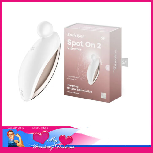 Satisfyer | Spot On 2 Round Tip Clitoris 12 Speed Vibrator Palm Sized Cream