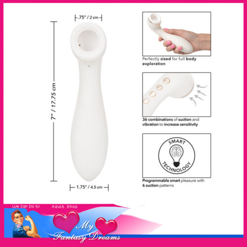 CalExotics | Empowered 7" Pleasure Idol 12 Vacuum Sucking Vibrator Wand