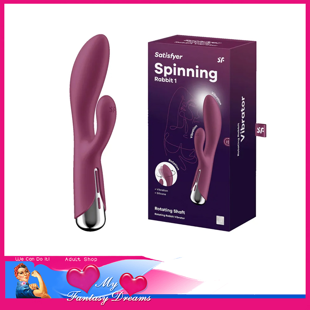 Satisfyer | Vibrator 5 Spinning 12 Vibrating Rabbit 20cm Usb Red