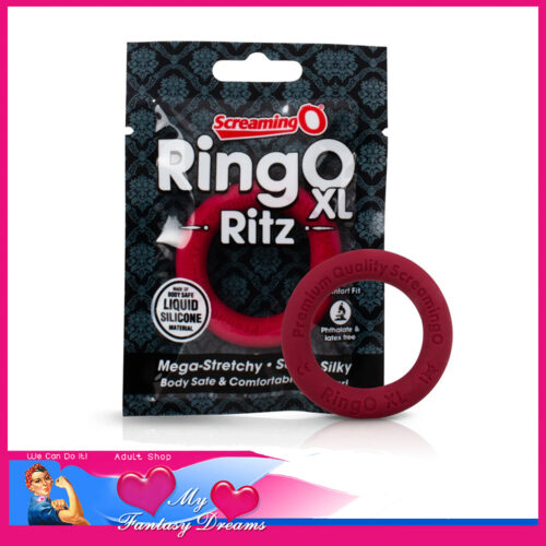 The Screaming O | Ritz Ring O Xl 30mm Inner Soft Stretchy Liquid Silicone Penis Ring - Red