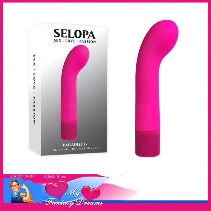 Selopa | Paradise G Vibrator 12.7cm x 2.8cm G Spot Starter Sex Toy Waterproof 10 Speeds Silicone Pink