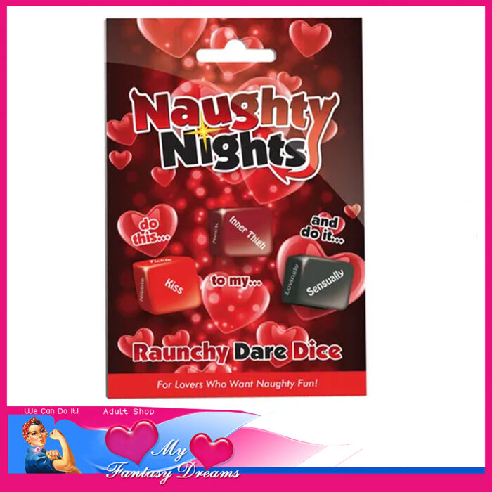 Naughty Nights - Raunchy Dare Dice Couples Erotic Dice Game