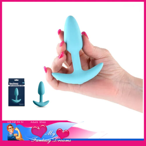 Techno - Trance 9 Speed Usb Optional App Remote Vibrating 10.9cm Butt Plug Silicone Green