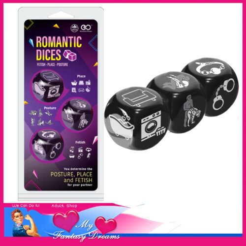 Romantic Dice - Posture Place Fetish Couples Erotic Dice Game Swingers Games