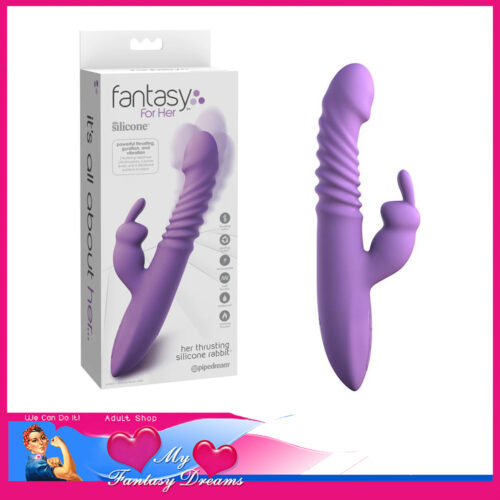 She finally found a toy that checked all her boxes vibration, thrusting, gyration, clit stimulation, and warming. She couldn't wait to try Her Thrusting Silicone Rabbit! She wanted to know what it felt like to feel everything on her bucket list all at once. She turned on the heating element to get things started. The warmth would relax her and the smooth silicone would warm evenly. Next, she pressed the vibration button and the two soft rabbit ear clit stimulators fluttered. She pressed again and again to preview all seven vibrational patterns. She laughed and pressed the last button to add thrusting gyration to this pleasure symphony. Wow! She couldn't wait any longer and eagerly slipped Her Thrusting Silicone Rabbit between her legs. The warmth was soothing. The rabbit-eared clit stimulator fluttered against her clit with arousing sensuality. But it was the powerful thrusting, gyrating, and vibration that created the ultimate pleasure combination for her. She knew she wouldn't last long and that a massive orgasm was inevitable. She was love-struck by the intense internal/external sensations and knew she would crave more time with Her Thrusting Silicone Rabbit. Her orgasm shook her! As she blissfully enjoyed her afterglow, she was already planning to use it in her tub later. This harmonious combination of stimulating elements made for an exciting intimate experience that she couldn't wait to try again!