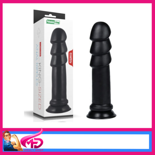 LOVETOY KING SIZED ANAL RIPPLES BUTT PLUG 11.25"