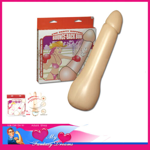 Bounce Back Bob - 6 Foot Roly Poly Punching Penis Party Game Pvc