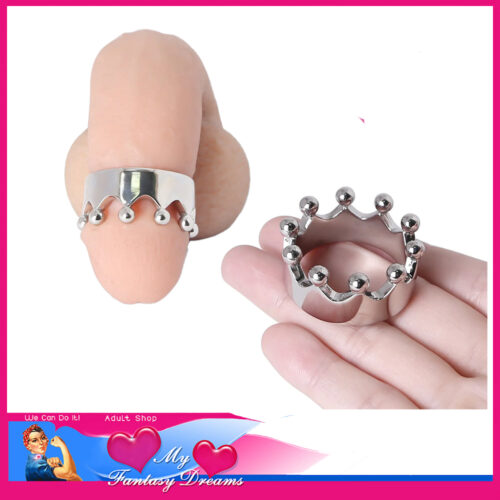 X-Cite | The Crown Penis Glans Ring Stainless Steel Cock Fashion Ring 30mm Silver