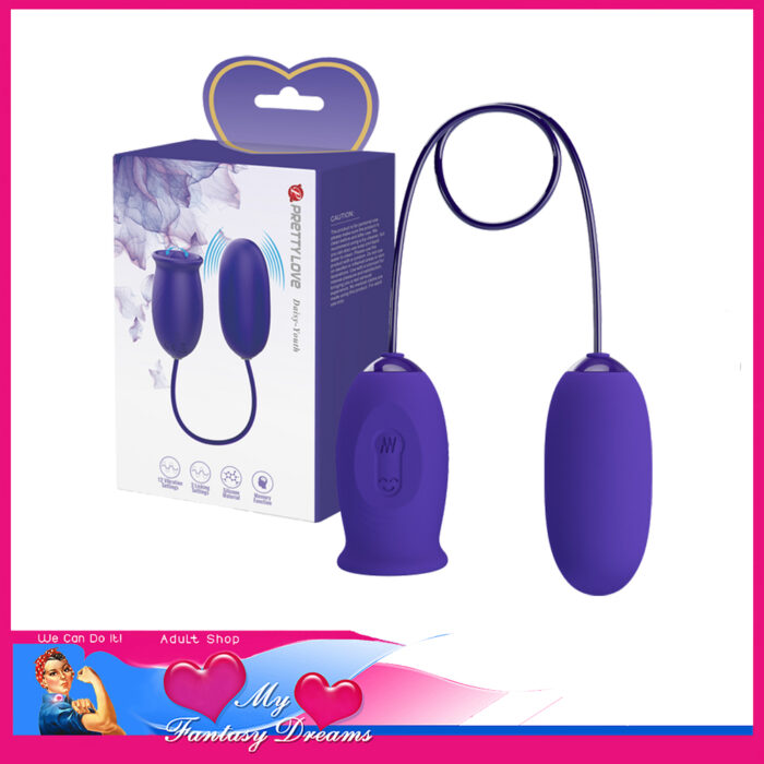 Pretty Love - Daisy Youth Usb Egg 3 Speed Licking Bullet 6.5cm 12 Vibrations 7.3cm Purple