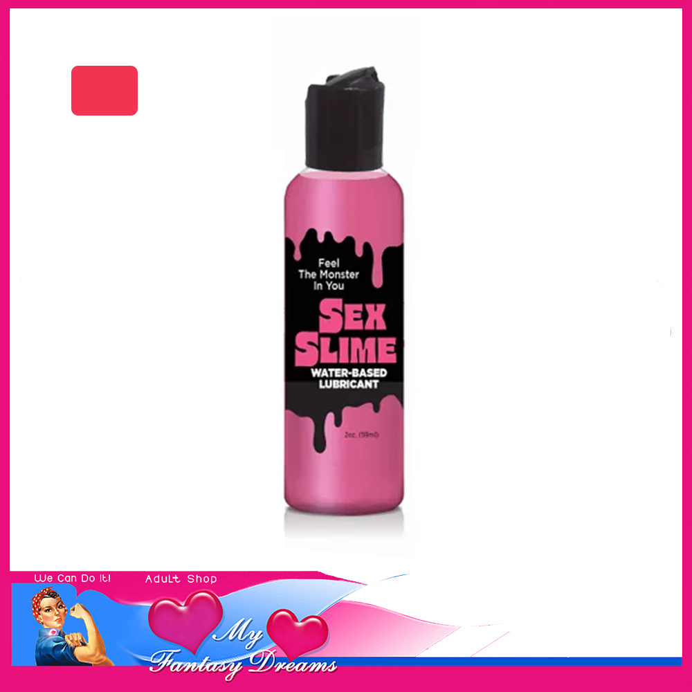 Sex Slime - Cosplay and Fetish Reddish Pink Tinted Water Based Lubricant Thick 59ml
