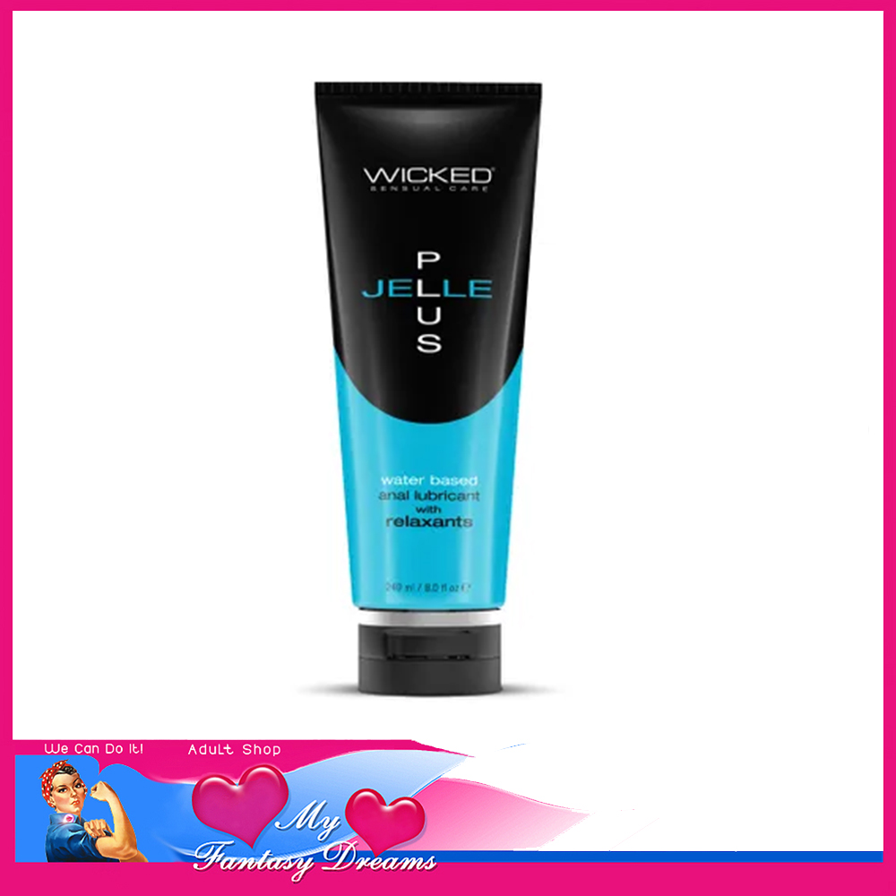 Wicked JELLE Water-Based Personal Lubricant – Thick Glide, Unscented (Exp 09/28)