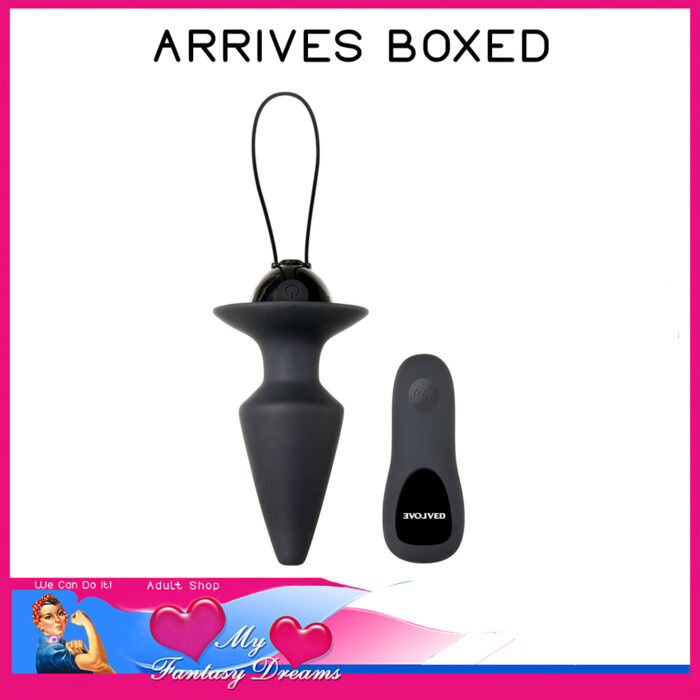 Evolved | Plug & Play Vibrating Usb Anal Plug Silicone 7 Speeds 4.65" Waterproof Black