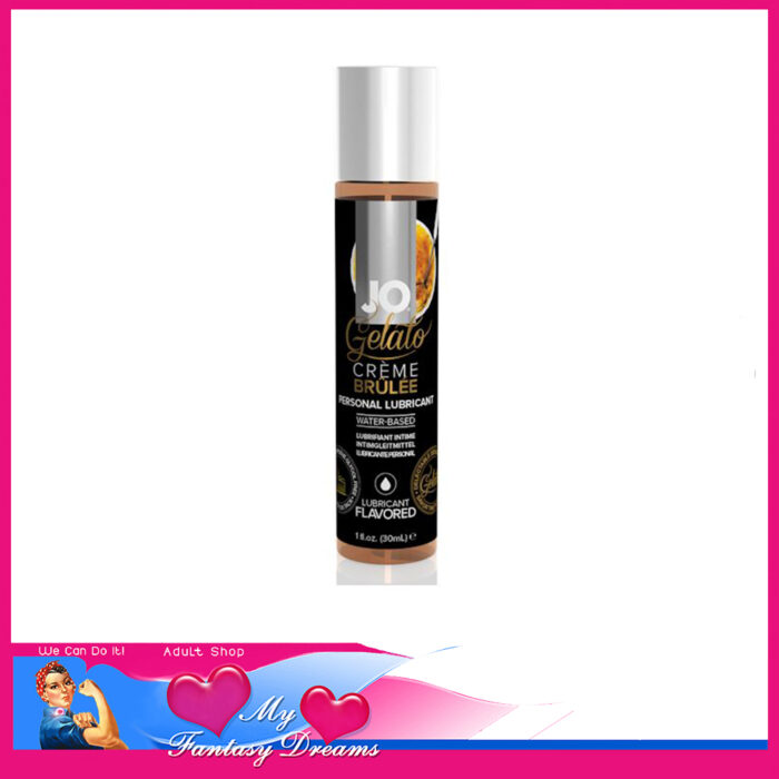 Jo Gelato Flavoured - Water Based Lubricant 30ml Creme Brulee