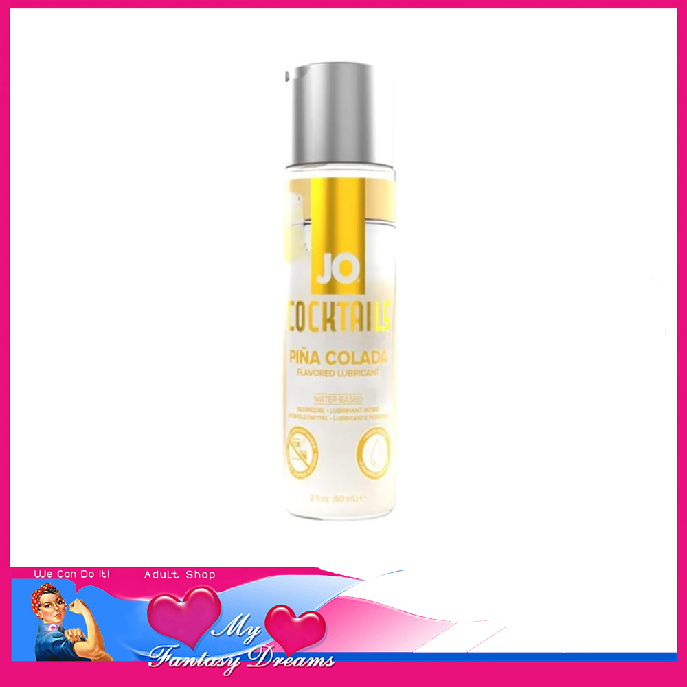 Jo Cocktails | 60ml Classic Flavour Water Based Lube Pineapple Coconut Pina Colada