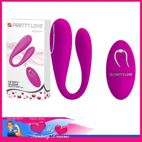 Pretty Love - Algernon Remote Control Usb Vibrating U Shape 12 Speeds black