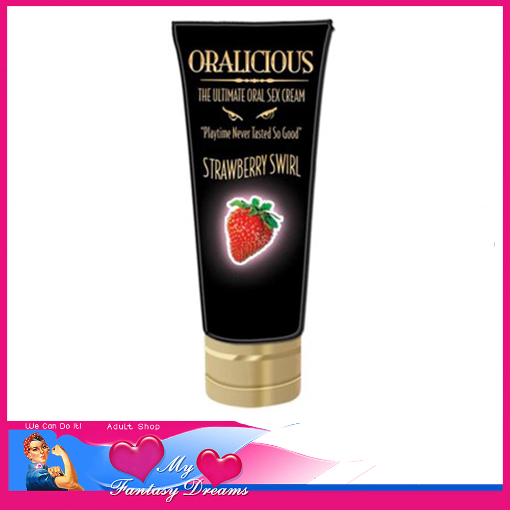 Oralicious – The Ultimate Oral Sex Cream 58ml Tube Strawberry Swirl – My  Fantasy Dreams