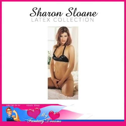 Sharon Sloane | Latex Collection Black Latex Bra Medium Size 10-12 Au