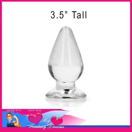 Realrock | Crystal Clear Butt Plug Spade Shape Tpe Suction Anal Plug 9cm x 4.2cm Clear