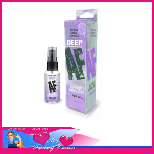 Deep AF | Deep Throat Numbing Spray Oral Sex Flavoured 29ml Cotton Candy
