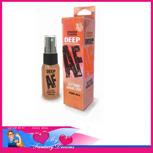 Deep AF | Deep Throat Numbing Spray Oral Sex Flavoured 29ml Cinnamon