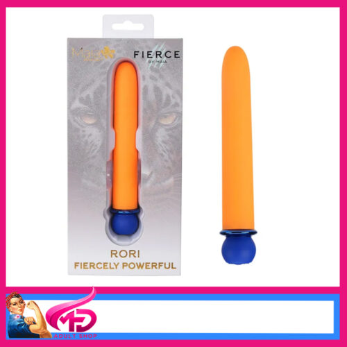 Maia Rori | 15.2cm x 2.2cm USB Hard XL Bullet 10 Speed Vibrator Orange