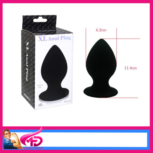 Aphrodisia Xl Anal plug Suction Cup Base Silicone 11.4cm x 6.2cm girthy
