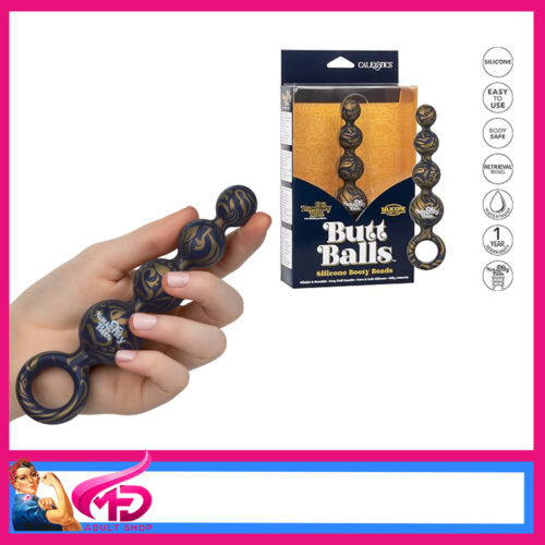 Calexotics Naughty Bits® Butt Balls® Silicone Booty Beads