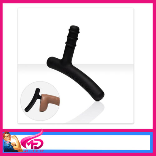 Fleshlight Dildo Handle - Power-Up 7cm Plug 14cm Handle long Black