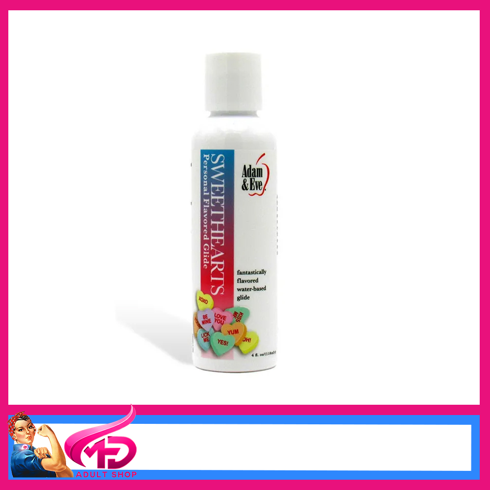 Adam & Eve Sweetheart Lolly Flavoured Sugar Free Lubricant Toy safe Oral sex 118ml