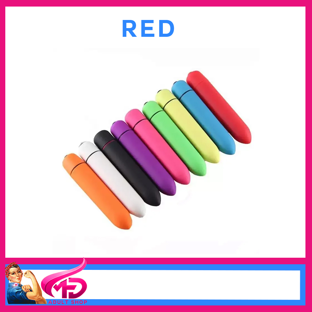 X-Cite | Vibrator Clitoris Hard Bullet 9.3cm 10 Speeds Battery Red