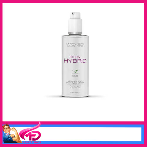 Wicked Simply Hybrid Olive Leaf Extract Hypo Thick Creamy Lubricant Pump 70ml